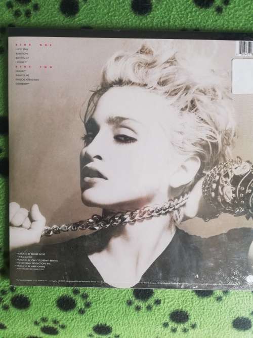 MADONNA - ***SEALED*** MADONNA 180 GRAM CRYSTAL CLEAR VINYL VINYL