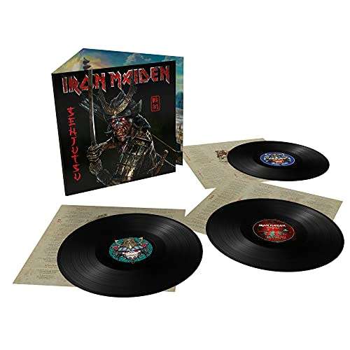 IRON MAIDEN - SENJITSU TRIPLE BLACK VINYL