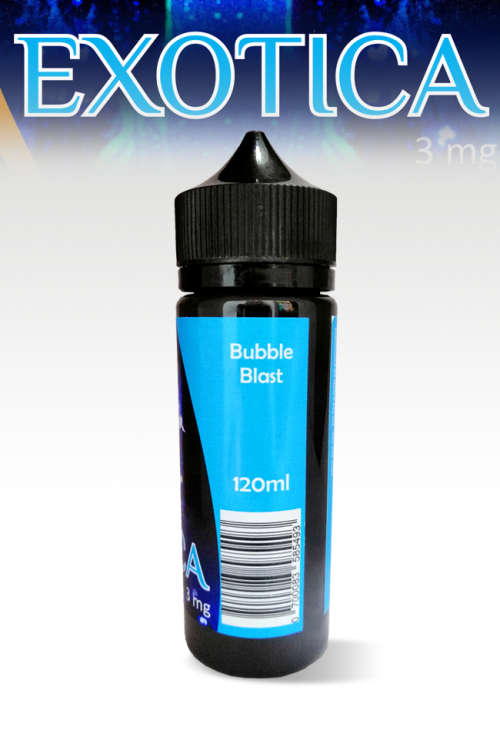 BUBBLE BLAST 120ml (0/3mg) Exotica Vape Liquid