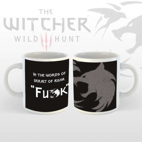 Geralt of Rivia - F*ck - The Witcher Coffee Mug.
