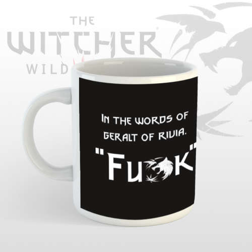 Geralt of Rivia - F*ck - The Witcher Coffee Mug.