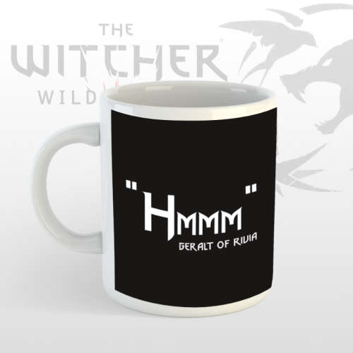 `Hmmm` Geralt of Rivia - The Witcher Coffee Mug.