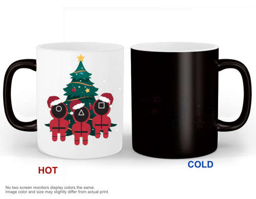 Merry Squidmas Black Magic Mug - Squid Games - Christmas Mug