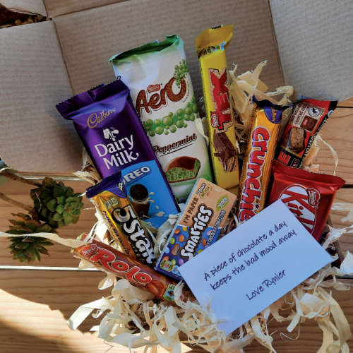 DEATH BY CHOCOLATE GIFT BOX - PERSONALIZED GIFTS - FATHER`S DAY - BIRTHDAY