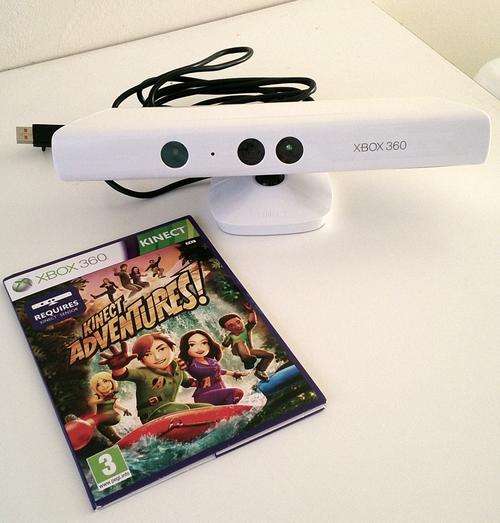 Xbox 360 Kinect Sensor + Kinect Adventures