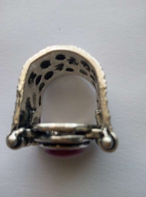 BEAUTIFUL MEN`S SILVER RING