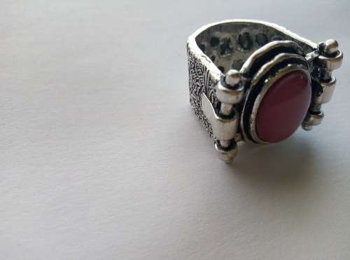 BEAUTIFUL MEN`S SILVER RING