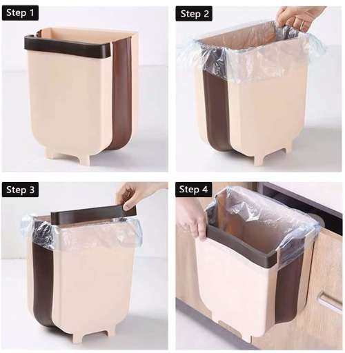 Foldable Multipurpose Hanging Trash Can