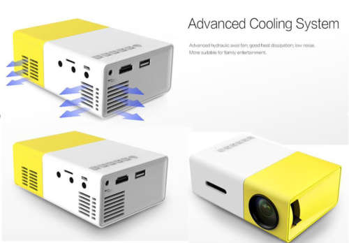 Portable HD LED Projector Laptop Home Cinema Theatre