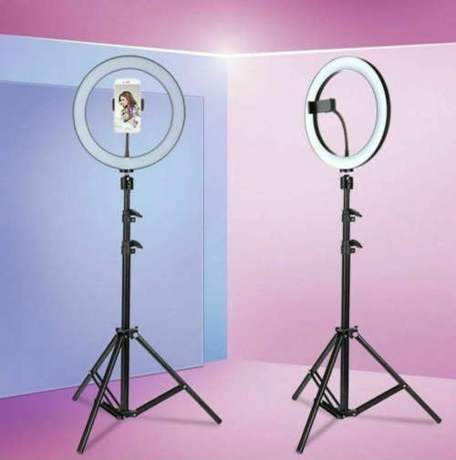 12 inch ring light with stand