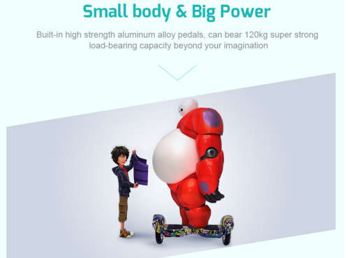 Self Balance Scooter 6.5` Hoverboard-LED-Bluetooth