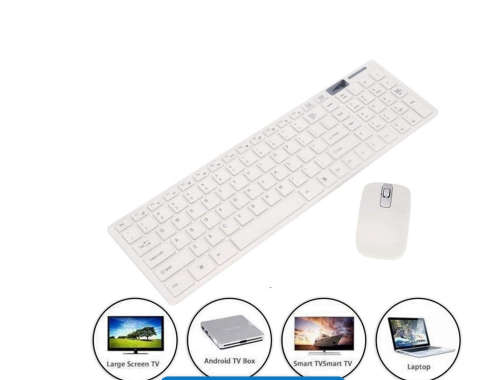 2.4GHz Ultra-Thin Fashion Wireless Keyboard and Mouse Combo