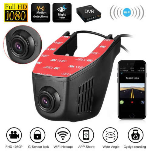 Full HD Hidden Car DVR with WiFi