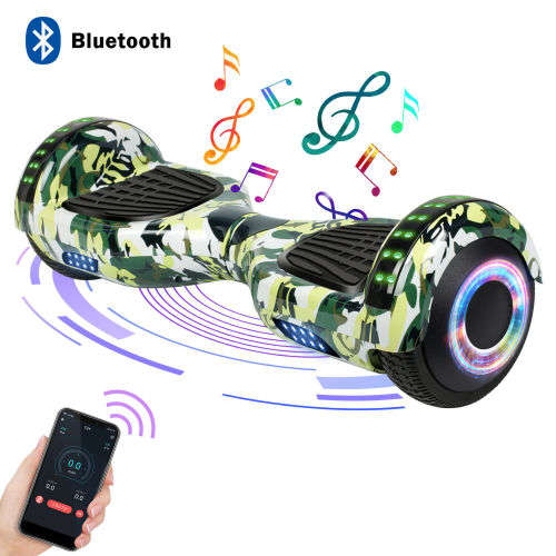 Self Balance Scooter 6.5` Hoverboard-LED-Bluetooth- GREEN COMOUFLAGE