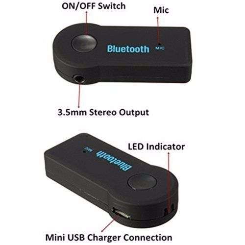 Rechargeable Car Bluetooth Hands Free Audio Receiver