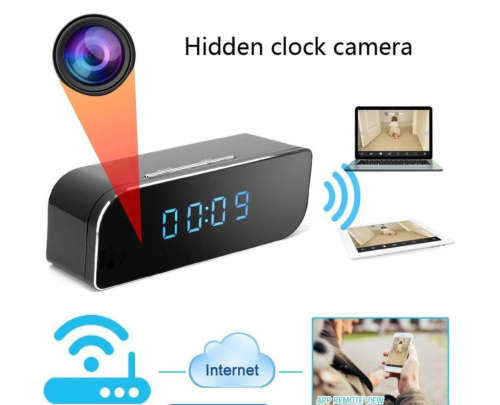 HD Wi-Fi Clock Camera