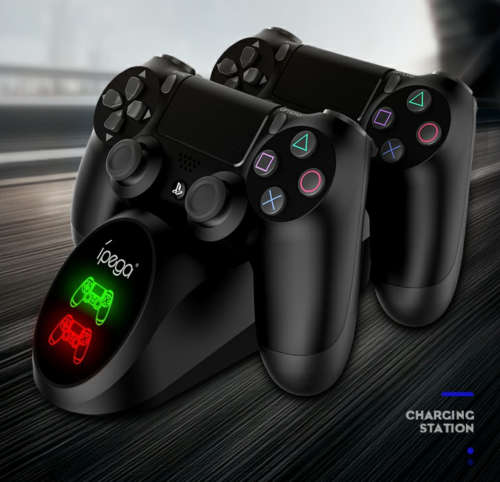 Ipega Ps4 Controller Charging Dock for Two Controllers