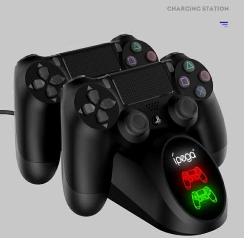 Ipega Ps4 Controller Charging Dock for Two Controllers