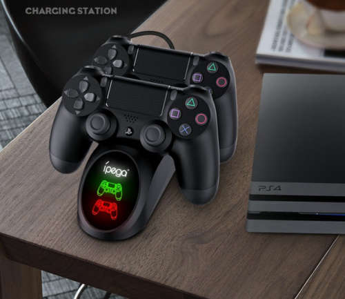 Ipega Ps4 Controller Charging Dock for Two Controllers