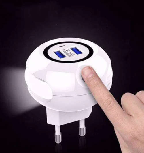 Led Touch Lamp USB Ports Charger