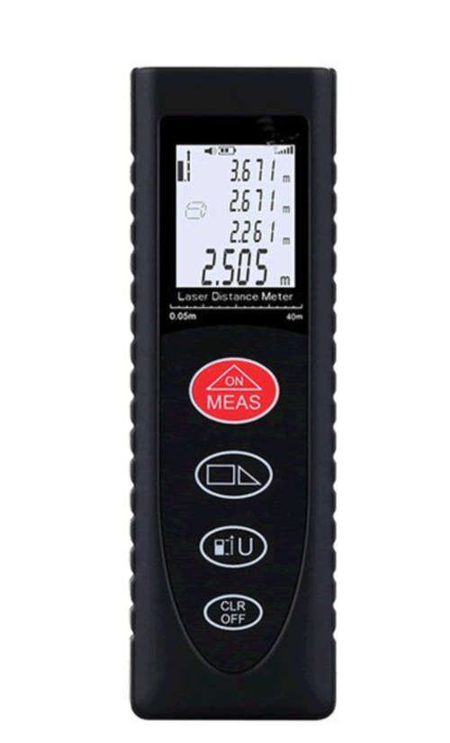 80m Laser Distance Meter With LCD Display Screen
