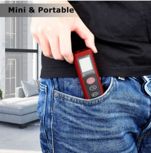 80m Laser Distance Meter With LCD Display Screen