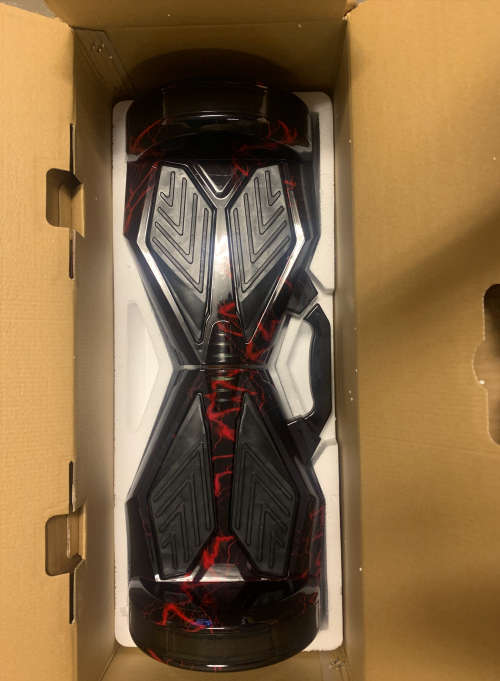 Self Balance Scooter 8` Hoverboard-LED-Bluetooth- Red Lightening