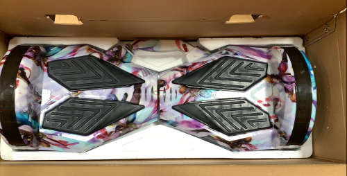 Self Balance Scooter 8` Hoverboard-LED-Bluetooth- Purple Anime Design