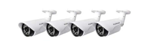Set of 4 CCTV Cameras for Security