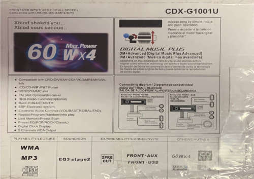 FM Compact MP3 Player Support SD/USB/MMC Radio