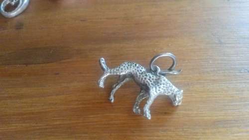 Cheeta charm - sterling silver 925