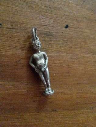 Manneken pis charm - sterling silver 925