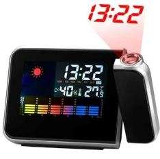 Digital LCD Alarm Clock Weather Station Projection Clock Calendar