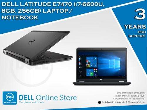 MINT!!*6TH GEN i7vPRO*2.5 YEARS WARRANTY*DELL LATITUDE E7470 i7-6600U*256GB SOLIID STATE DRIVE*VPRO*