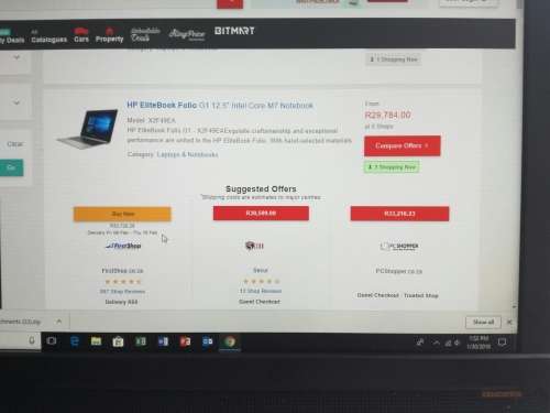 *LATE ENTRY*Stunning PERFORMER*HP ELITEBOOK FOLIO1040*i7-4600U*8GB RAM*256GB SSD*FULL HD*BACKLIT