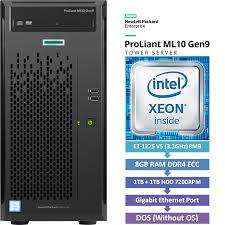**BRAND NEW**R15000 RETAIL*HP PROLIANT ML10*GEN 9*8GB DDR4*2000GB HDD*WARRANTY*