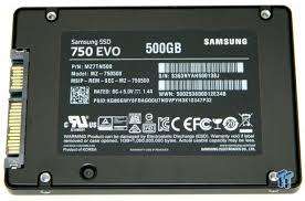 *ONE OF THE FASTEST SSD'S*SAMSUNG 750 EVO 500GB SSD*SERIAL ATA 600*570M/S*TRIPLE LEVEL CELL