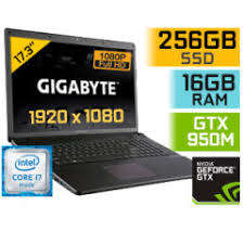 **MONSTROUS GAMING!!!**GIGABYTE P17*NVIDIA GTX*QUAD CORE*16GB RAM*FHD**8GB*1000GB&250GB SSD*