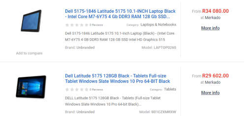 *AMAZING 2IN1*AS BRAND NEW*R25K*DELL LATITUDE 5175*m5-6Y57*6TH GEN i5*ELITE RANGE*4GB*128GB SSD*FHD*
