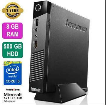 EXCELLENT*LENOVO THINKCENTRE M93P TINY*i5VPRO-4570T*QUAD CORE*4GB RAM*500GB HDD*