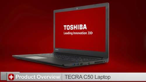 *TOSHIBA TECRA C50-B1329*i3-4210M*HD DISPLAY*DVD WRITER*4GB RAM*500GB HDD*