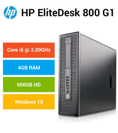 VERY FAST!*Elite Desktop*HP ELITEDESK 800 G1*i5VPRO4500*QUADCORE*8GB DDR4*240GB SSD*DVD