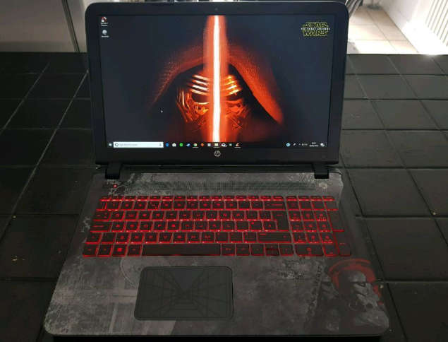 *LIMITED EDITION*STAR WARS*HP PAVILION 15 AN*i5-6200U*FHD*6GB RAM*1000GB HDD*RED BACKLIT*