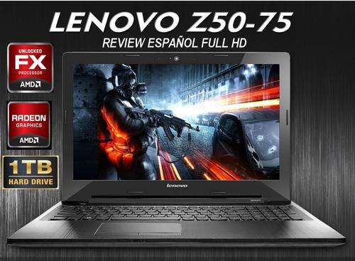 *AMD FX HIGH PERFORMANCE LAPTO*LENOVO Z50-75*AMD FX-7500*10 COMP CORES*RADEON R7*6GB RAM*1000GB HDD*