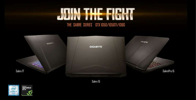 **Ultimate Gamer**GIGABYTE SABER 17*i7-7700HQ*GTX1050*17."FHD*16GB RAM*1000GB HDD*BACKLIT*QUAD CORE*
