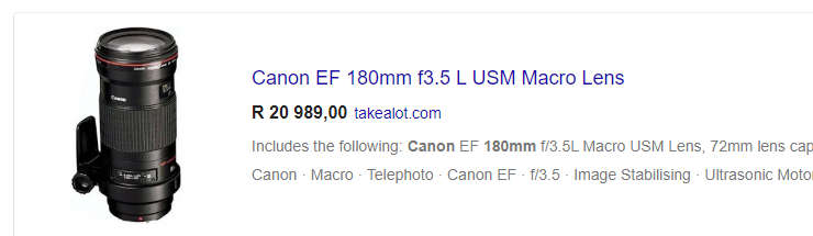 WOW!!!!CANON ULTRASONIC MACRO 180mm F3.5!!!*R20K+RETAIL*
