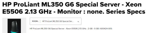R30K-R60K RETAIL*MONSTER HP PROLIANT ML350 G6*2X PROCESSOR*28GB RAM*12TB HDD*XEON E5506 X2*OCTA CORE