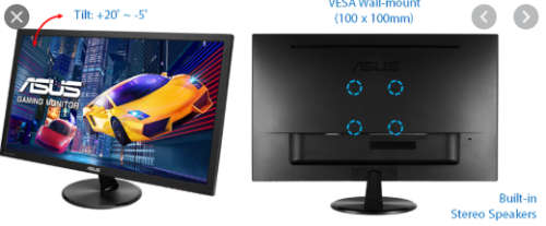 BRAND NEW*ASUS VP278QG GAMING MONITOR*27" FULL HD*R5500 RETAIL