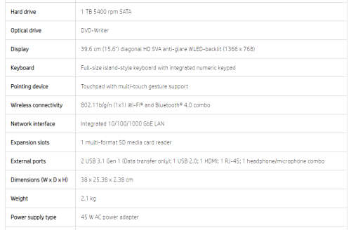 *QUAD CORE BEAST!*HP NOTEBOOK 15*AMD QUAD CORE A10-9620P*7TH GEN*RADEON R5*8GB DDR4*1000GB HDD*