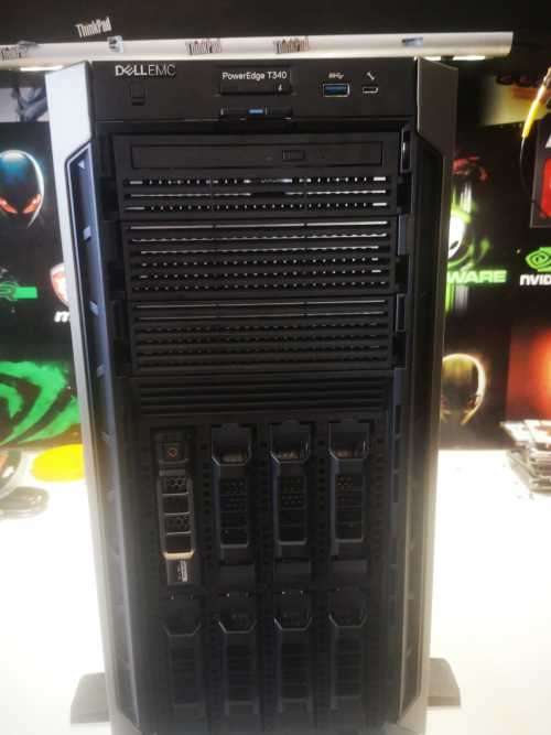 100% BRAND NEW*DELL POWEREDGE T340*INTEL XEON E-2224*8GB*1TB HDD*495W*R25K RETAIL*